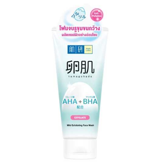Hada Labo - AHA+BHA Mild Exfoliating Face Wash 130g.