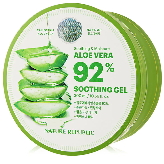 Nature Republic - Soothing & Moisture Aloe Vera 92% Soothing Gel 300ml.