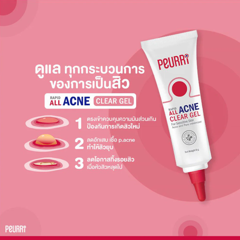 Peurri - Rapid All Acne Clear Gel 8g.