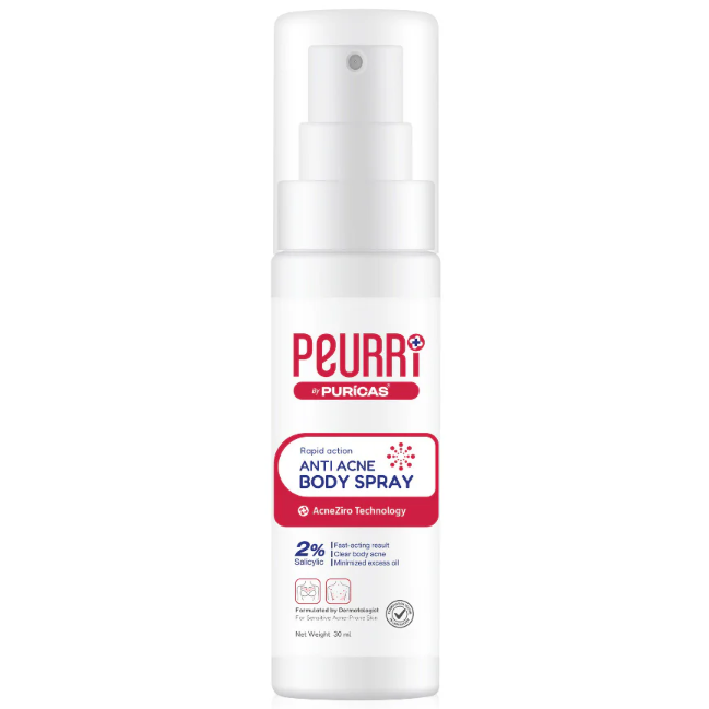 Peurri - By Puricas Anti Acne Body Spray 30ml.