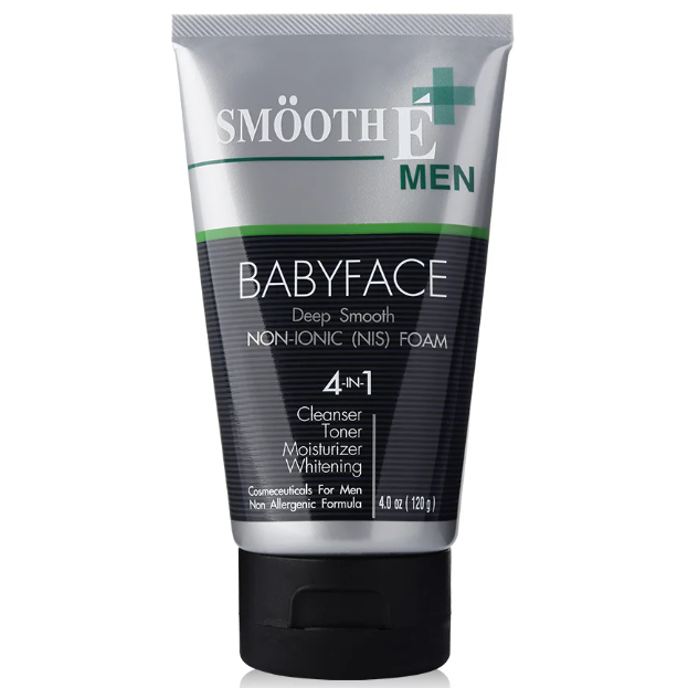 Smooth E - For Men Babyface Foam 120g.