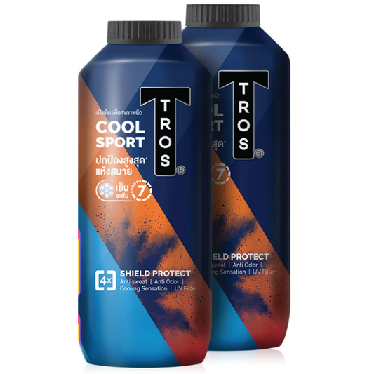 TROS - Powder Cool Sport Shield Protect 280ml. (Pack of 2)