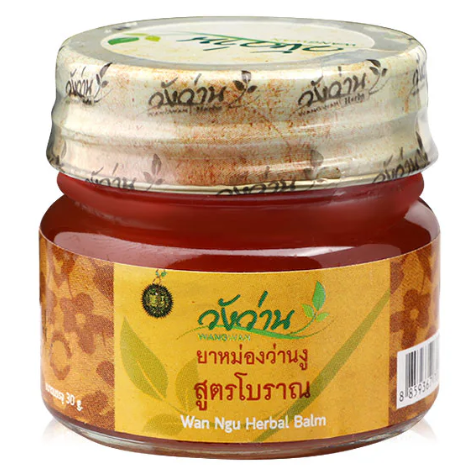 Wangwan Brand - Wan Ngu Herbal Balm 30g. (Pack of 3)