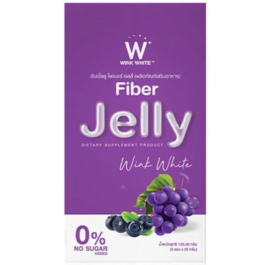 WinkWhite - Fiber Jelly Grape 25g (5 Sachets)