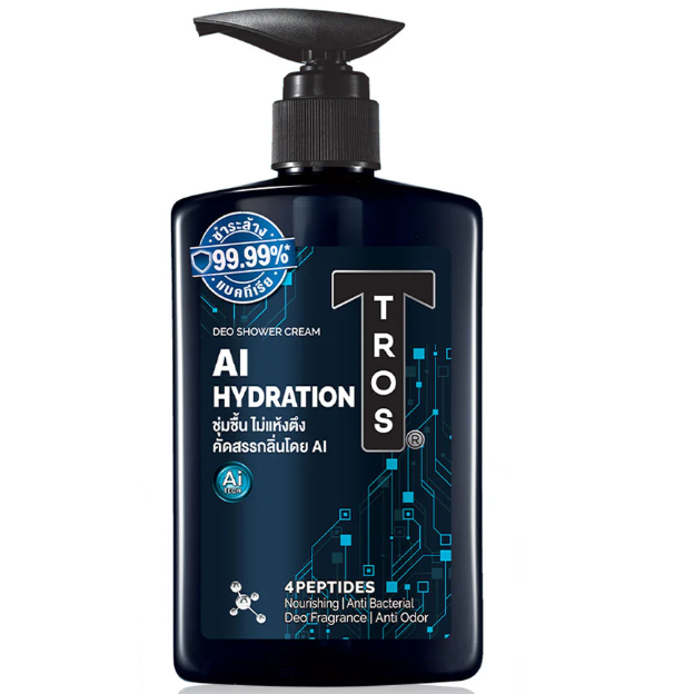 TROS - Black Deo Shower Gel AI Hydration 450ml.