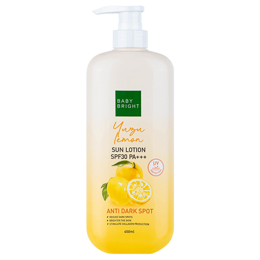 Baby Bright - Yuzu Lemon Sun Lotion SPF30 PA+++ 450ml.