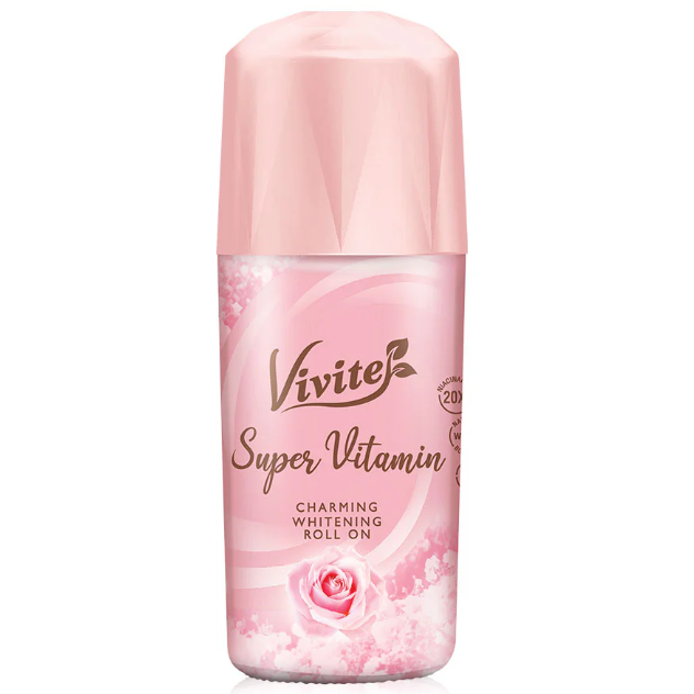 Vivite - Super Vitamin Charming Whitening Roll On 40ml. (Pack of 2)