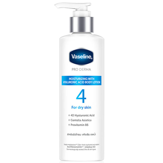 Vaseline - Pro Derma Moisturising with Hyaluronic Acid Body Lotion No.4 250ml.
