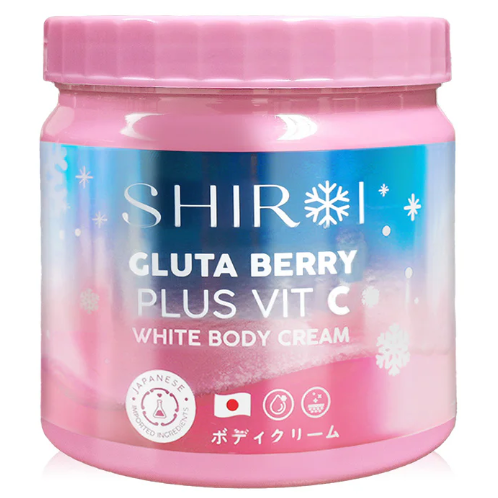 Shiroi - Gluta Berry Plus Vit C White Body Cream 500g.