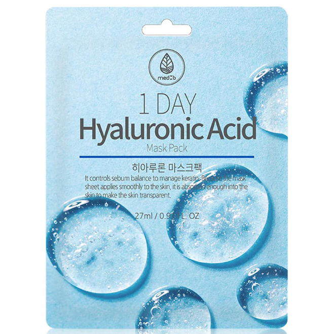 MEDB - 1 Day Hyaluronic Acid Mask Pack 27ml. (Pack of 3)