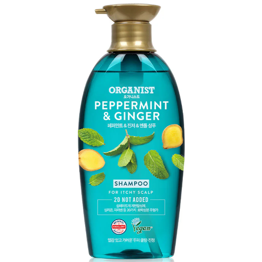 Organist - Elastine Organist Pepermint And Ginger Dandruff Cooling Shampoo 500ml.