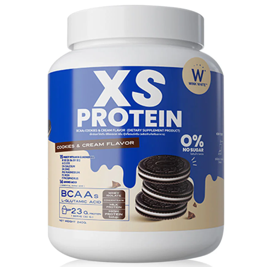 WinkWhite - XS Protein Cookies & Cream Flavor 240g.