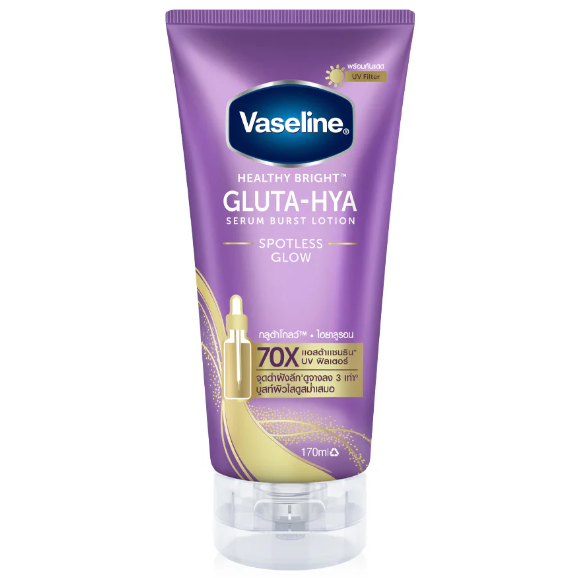 Vaseline - Gluta-Hya Serum Burst Lotion Spotless Glow 170ml.