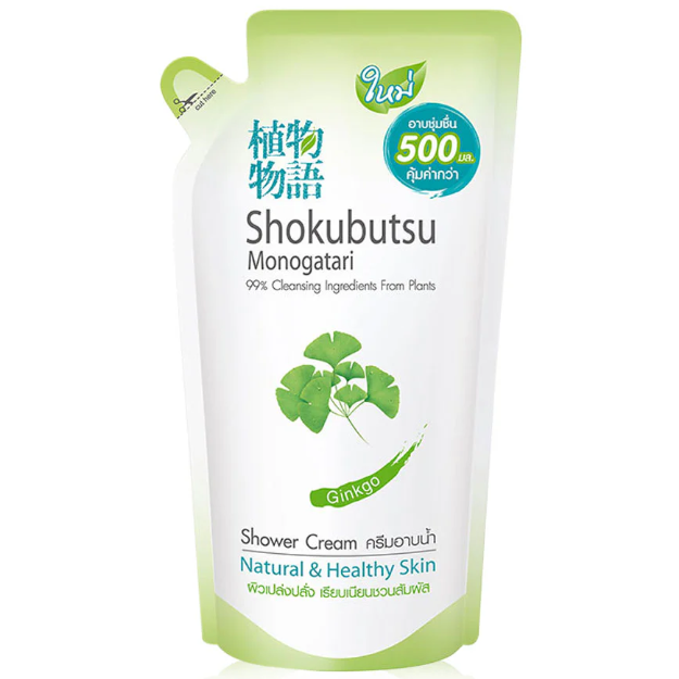 Shokubutsu - Monogatari Liquid Soap Ginkgo Refill 500ml.