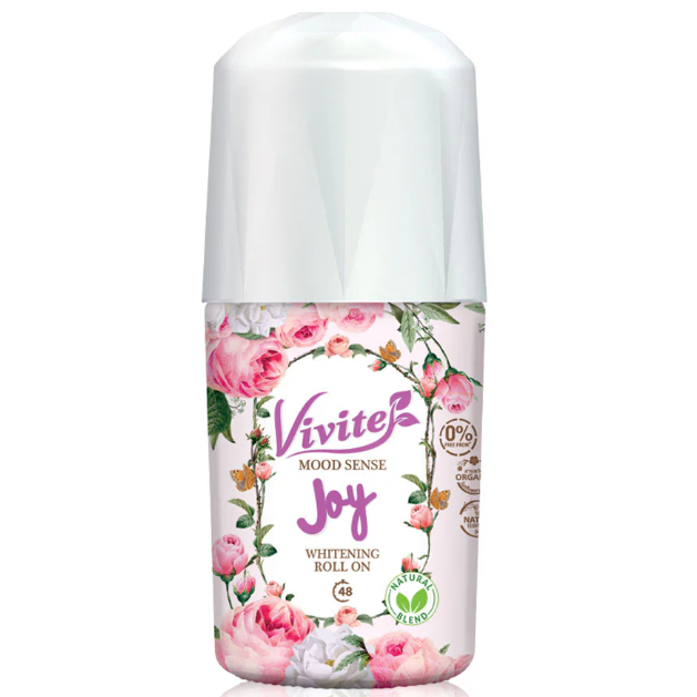 Vivite - Roll On Mood Sense Whitening (Pink) 25ml. (Pack of 2)