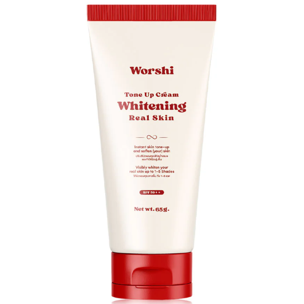 Worshi - Tone UP Cream Whitening Real Skin SPF50 PA++, #01 White Wip Crame 65g.