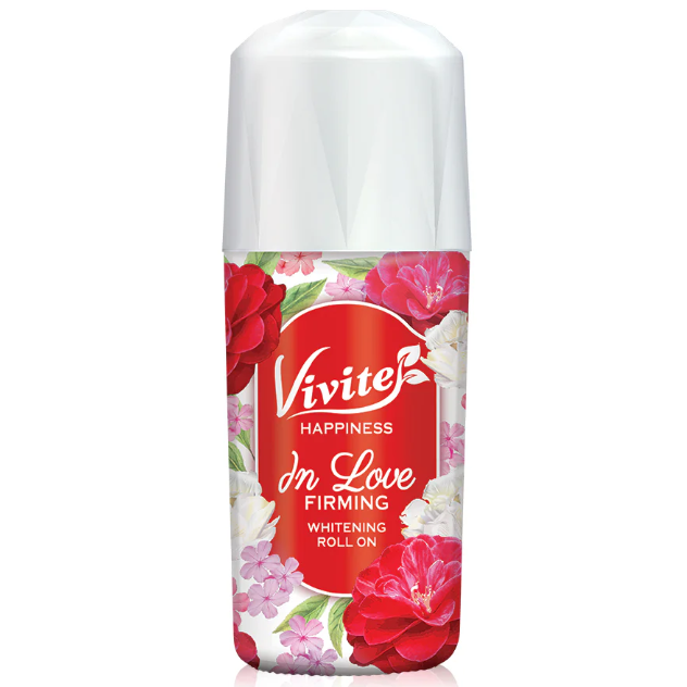 Vivite - Happiness In Love Firming Whitening Roll On 40ml. (Pack of 2)