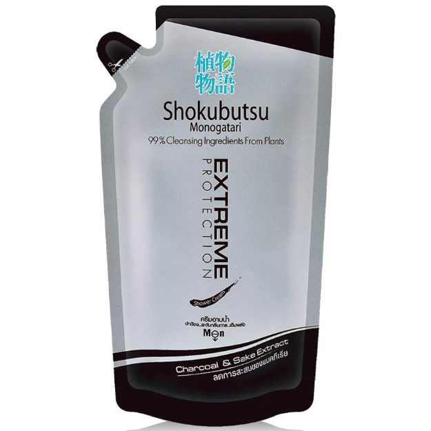 Shokubutsu - Monogatari For Men Extreme Protection Shower Cream Refill 500ml.