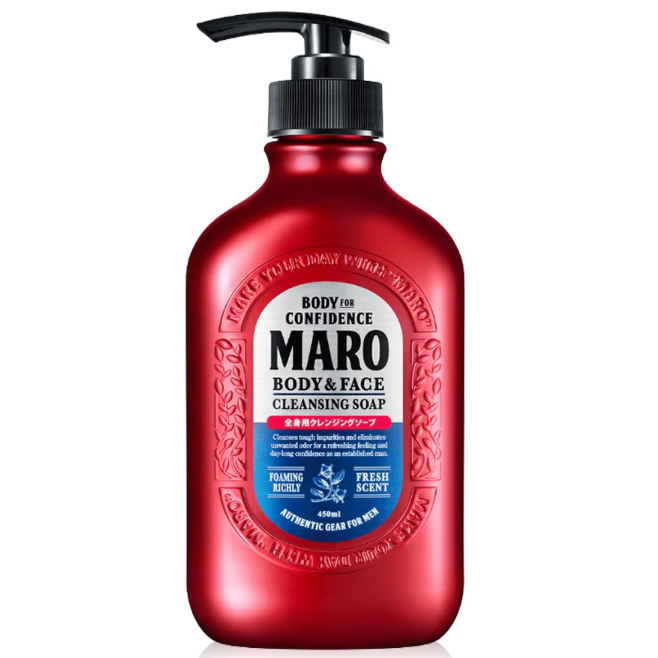 Maro - Body & Face Cleansing Soap 450ml.