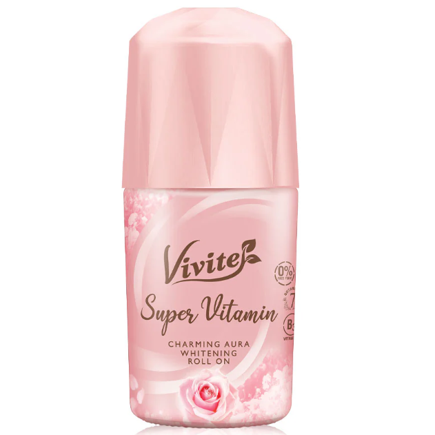 Vivite - Super Vitamin Charming Aura Whitening Roll On 20ml. (Pack of 2)