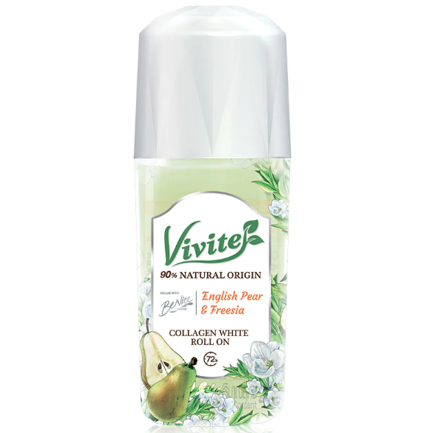Vivite - Collagen Whitening Roll On Green 40ml. (Pack of 2)