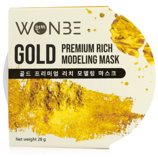 WONBE - Gold Premium Rich Modeling Mask 28g. (Pack of 3)