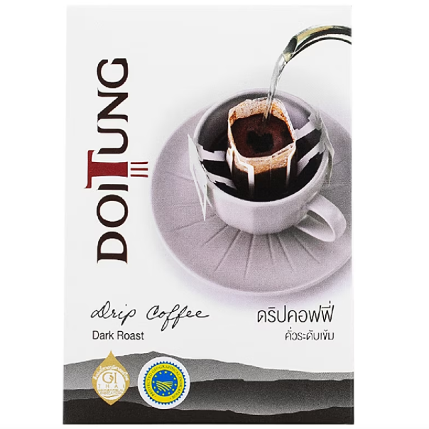 Doi Tung - Drip Coffee, Dark Roast 60g.
