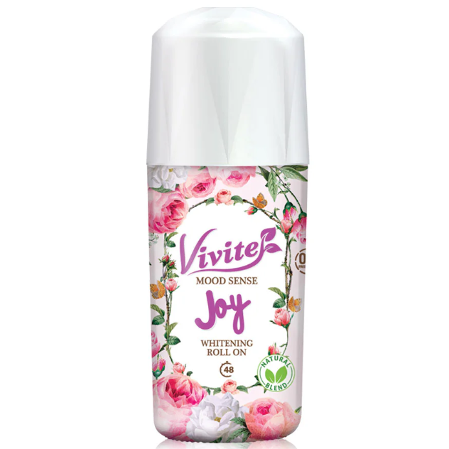 Vivite - Roll On Mood Sense Whitening Pink 45ml. (Pack of 2)