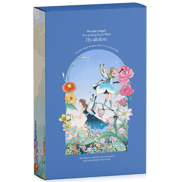 Worshi - Angel The Healing Facial Mask Hyaluron 35g. (Box of 5 Sheets)