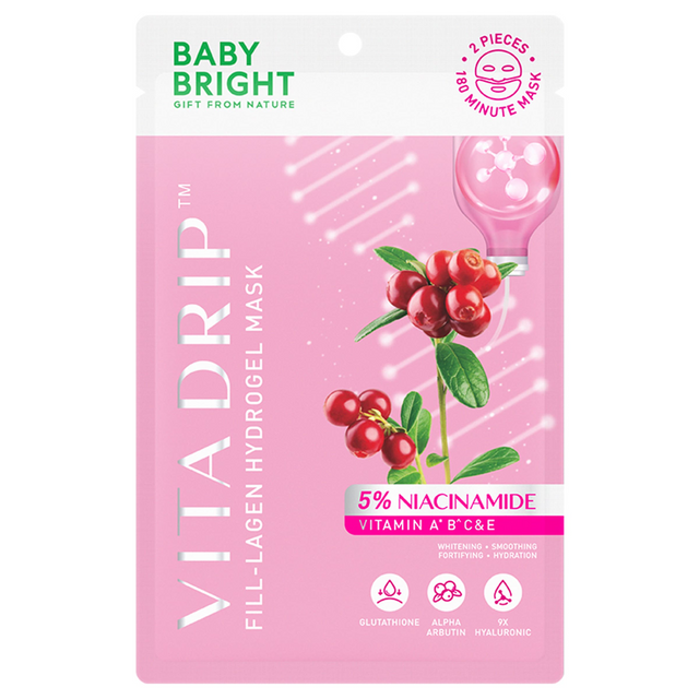 Baby Bright - Vita Drip Fill-lagen Hydrogel Mask 20g. (Pack of 6)
