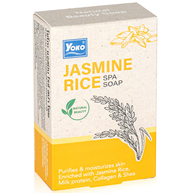 Yoko - Jasmine Rice Spa Soap 90g. (Pack of 2)