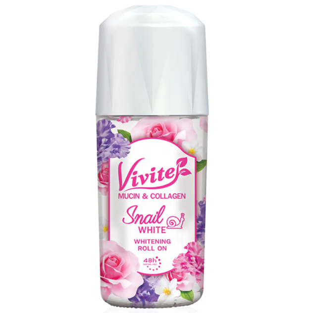 Vivite - Snail White Whitening Roll On 45ml. (Pack of 2)