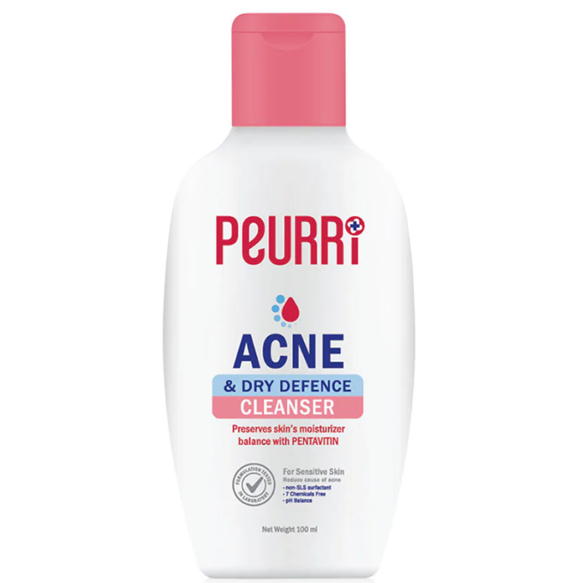 Peurri - Acne & Dry Defence Cleanser 100ml.