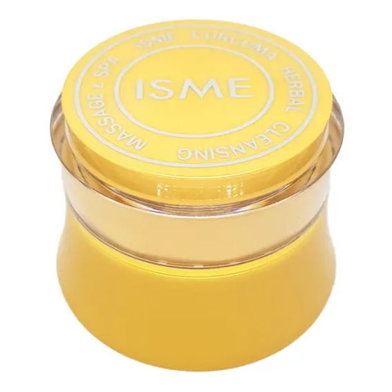 ISME - Curcuma Herbal Cleansing Massage & Spa with Green Tea Extract, Guava Extract and Phlai Oil 40g.