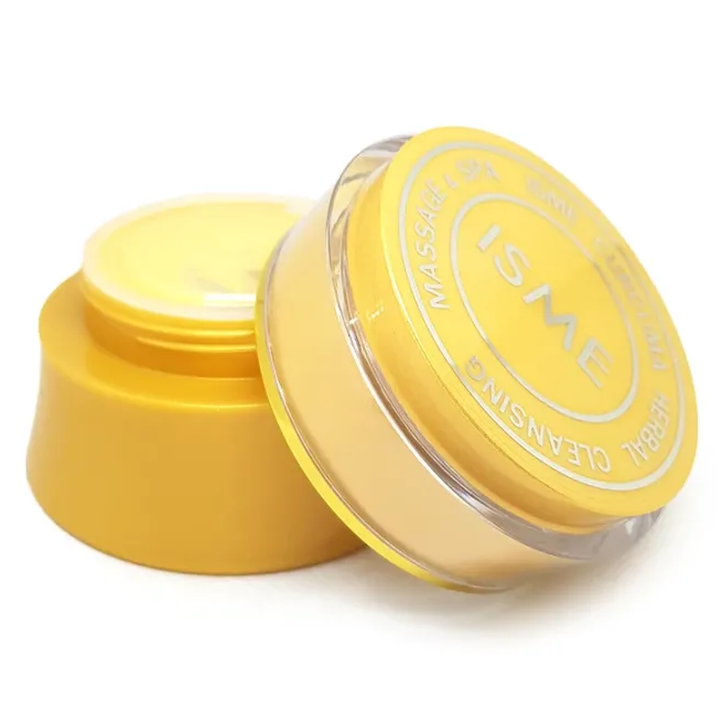 ISME - Curcuma Herbal Cleansing Massage & Spa with Green Tea Extract, Guava Extract and Phlai Oil 40g.