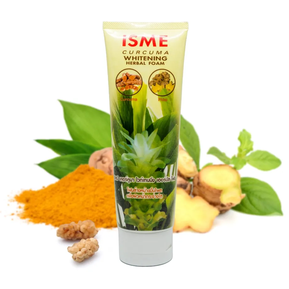 ISME - Curcuma Whitening Herbal Foam 100g.