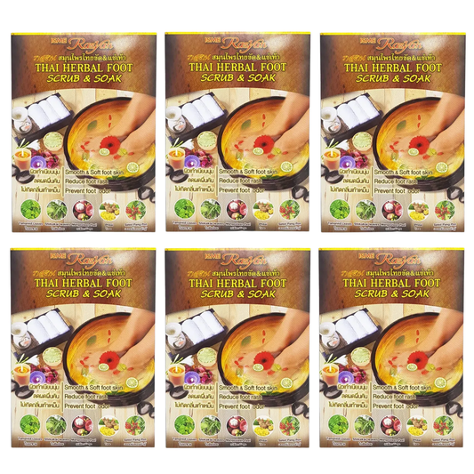 ISME - Thai Herbal Foot Scrub & Soak 20g. (Pack of 6)