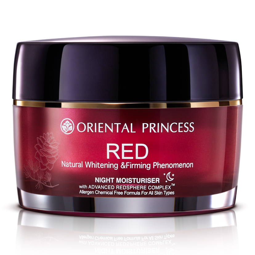 Oriental Princess - RED - Natural Whitening & Firming Phenomenon Night Moisturizer 50g.