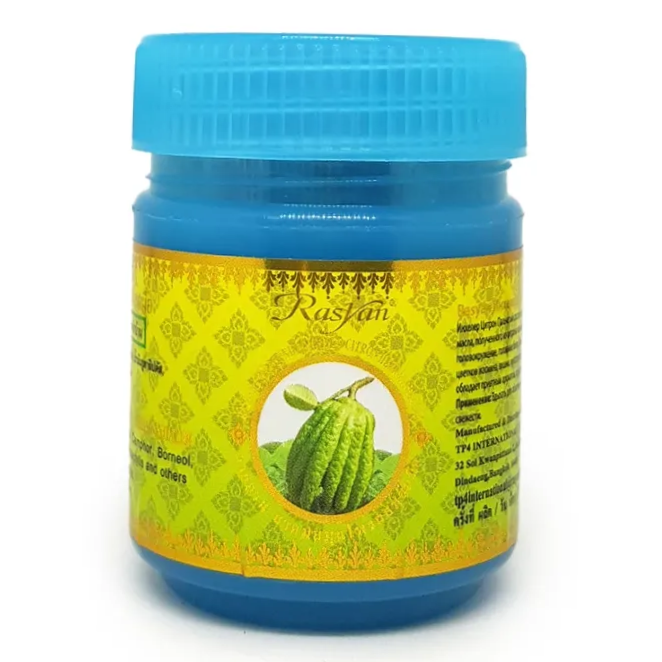 ISME - Fingered Citron Perfume, Thai Yadom Nasal Inhaler 10g. (Pack of 3)