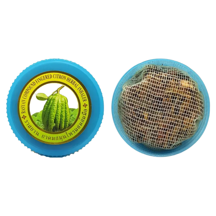 ISME - Fingered Citron Perfume, Thai Yadom Nasal Inhaler 10g. (Pack of 6)