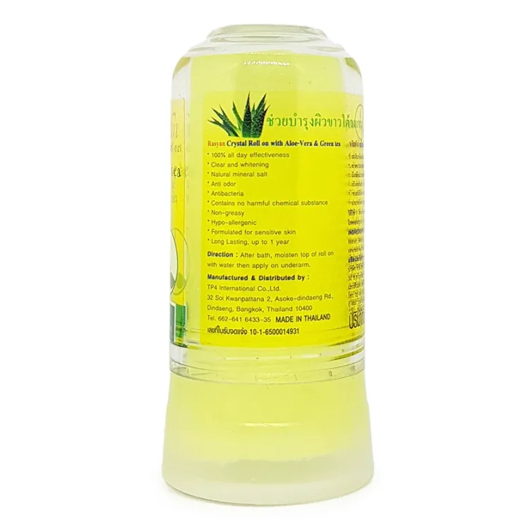 ISME - Aloe Vera & Green Tea Crystal Roll-On Alum 80g. (Pack of 3)