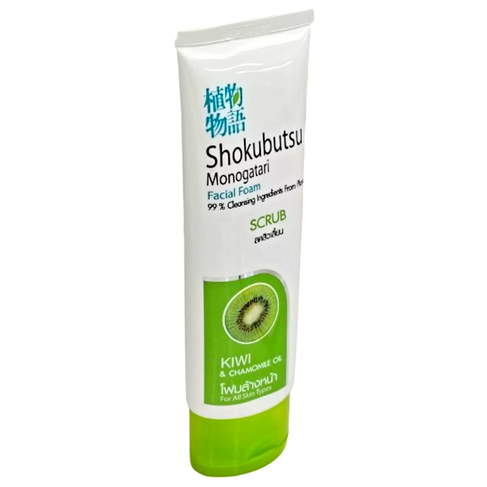 Shokubutsu - Monogatari Facial Foam Scrub Kiwi 100g.