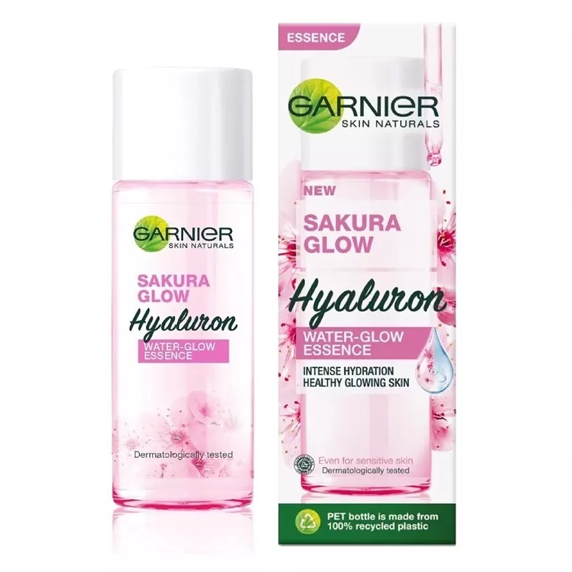 Garnier - Sakura Glow Hyaluron Serum - Water-Glow Essence 100ml.