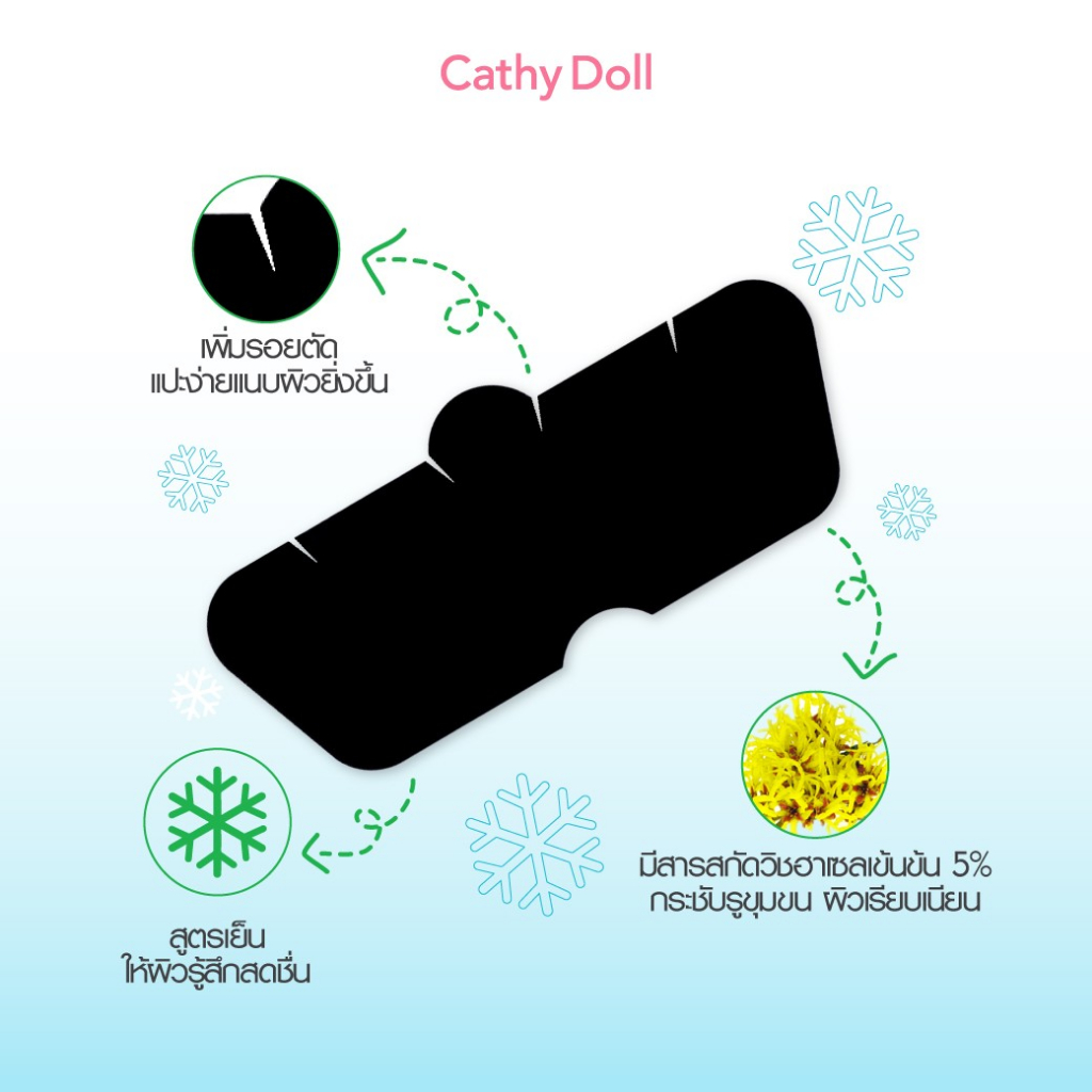 Cathy Doll - 5% Witch Hazel Cooling Strip Pore Pack (10 Packs)