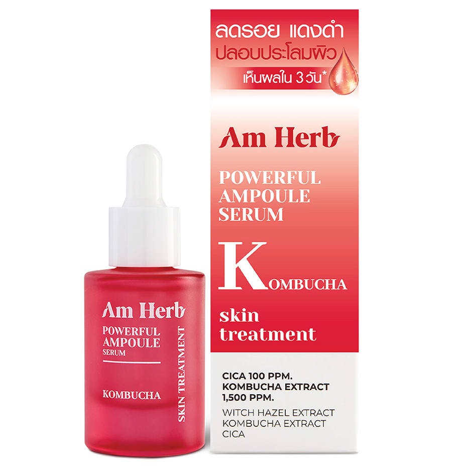 Am Herb - Powerful Ampoule Serum, Kombucha Skin Treatment 20ml.