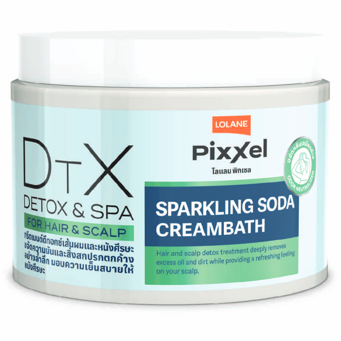 Lolane - Pixxel Detox & Spa Sparkling Soda Cream Bath 475g.