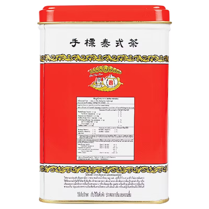 Cha Tra Mue - Thai Tea Mix Powder, Red Label, Tin type 4g. (50 bags in a tin)