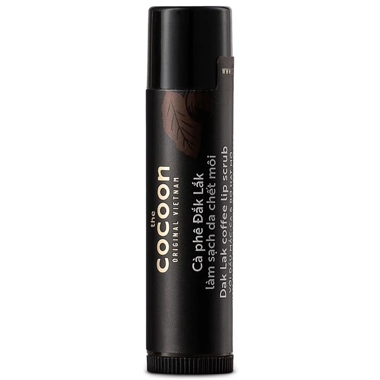 Cocoon Vietnam - Dak Lak Coffee Lip Scrub (Cà Phê Đắk Lắk Làm Sạch Da Chết Môi) with Macadamia Oil & Shea Butter 5g. (Pack of 3)