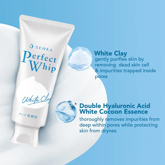 Senka - Perfect Whip White Clay 120 g. - Made in Japan