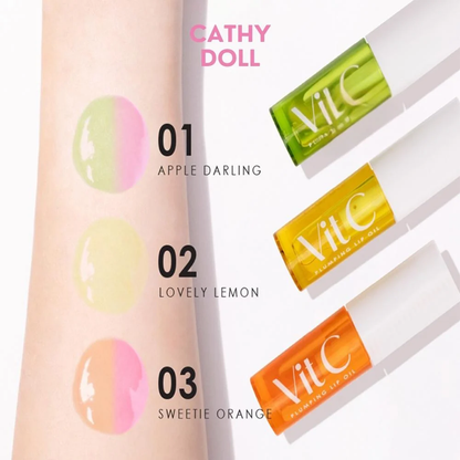 Cathy Doll - Vit C Plumping Lip Oil - Sweetie Orange 2.4g.